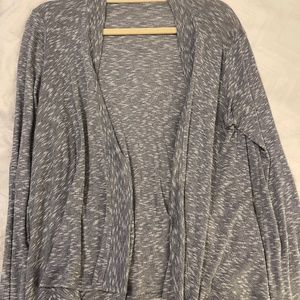 Splendid cardigan  blue and white speckled